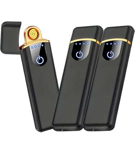 Amazon.co.jp: KIVORS ライター 電子ライター USB充電式 プラズマ